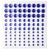 127 Rhinestone Sticker (Deco Sticker), Jewelry Type, 0.2 - 0.4 inches (4 - 9 mm), Royal Blue