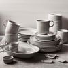 Ceramic Dinnerware 4-Pc 16 Oz. Mug Set - White Truffle