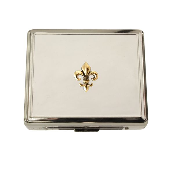 Knight Fleur de lis Contact Lens case Accessories and Mirror