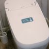 Sitting Toilet Sticker, Standing Prohibited, Sit, Sit, Manor Sticker (Simple/Olive)