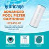 Hurricane HF9410-01 Advanced Pool and Spa Filter Cartridge Replacement, White