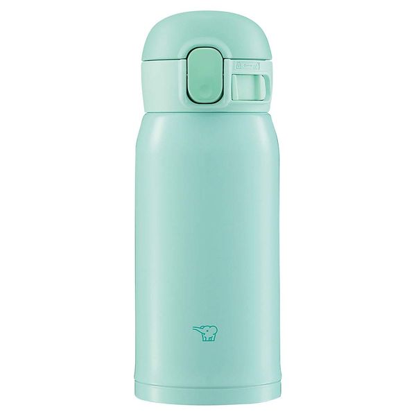 Zojirushi SM-WA36-GL Water Bottle, One-Touch Stainless Steel Mug, Seamless, 12.2 fl oz (0.36 L), Apple Green