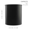 Quart Size Black Plastic Paint Cans 3pk, Cans for Paints & Varnishes