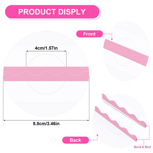 Firtink 50 Pack Freestyle Libre Sensor Cover, Waterproof Libre Sensor Covers, Round Transparent Adhesive Patches Clear CGM Patches Without Glue