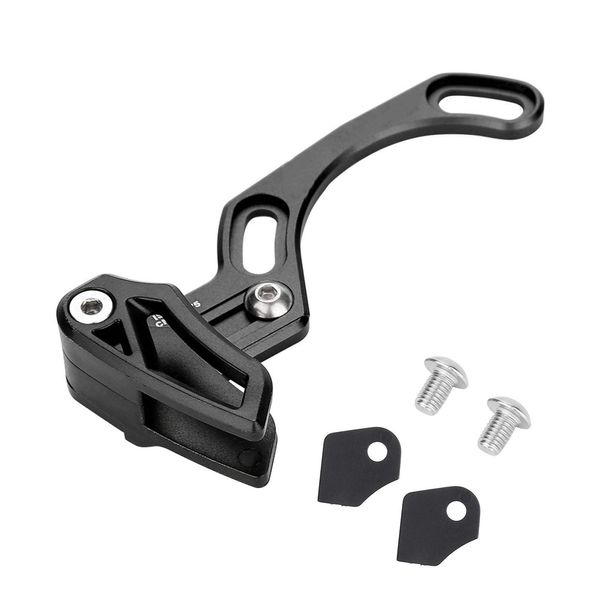 MTB Chain Guard,Fahrrad kettenführung, MTB Chain Guide Aluminiumlegierung Ultraleicht MTB Mountainbike Fahrrad Kettenführung ISCG 05 Direct Mount Kettenblatt Kettenschutz (Schwarz)