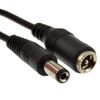 kenable 5.5 x 2.1mm DC Power Plug to Socket CCTV Extension Lead Cable 4m [4 metres]
