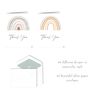 20 Watercolour Thank You Cards (Rainbows)