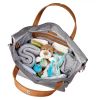 Bababing Erin Changing Backpack Tote and Shoulder Bag Grey Marl