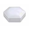 ENCLOSURE, HEX-BOX IOT, ABS, WHITE, Plastic Enclosures, Boxes & Cases, Qty.1 | CBHEX1-24-WH