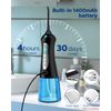 Cordless Water Flosser for Teeth Professional Water Teeth Cleaner Picks Dental Oral Irrigator with 3 Modes & 4 Jet Tips for Braces Gums, IPX7 Waterproof, 300ml Detachable Tank for Mother Day Gift