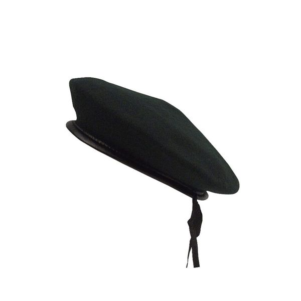 Rothco Monty Wool Beret, Black, Large