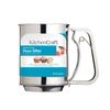 KitchenCraft Flour Sifter with Handle and Trigger, Stainless Steel, 3 Cup
