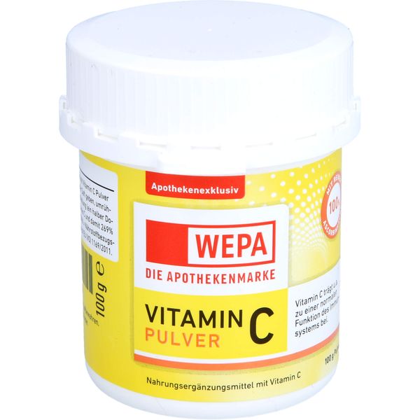 WEPA Vitamin C Pulver Dose, 100 g Pulver