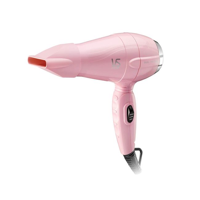 Vidal VSD-1230/PJ Sassoon Hair Dryer, Pink Series, Lightweight Type, Overseas Compatible, Pink