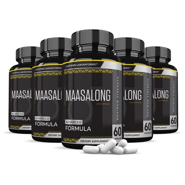 (5 Pack) Maasalong Advanced Men's Health Formula 300 Capsules