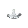 Deltana HPA69U26 Hinge Pin Stop, Hinge Mounted, Adjustable in Polished Chrome