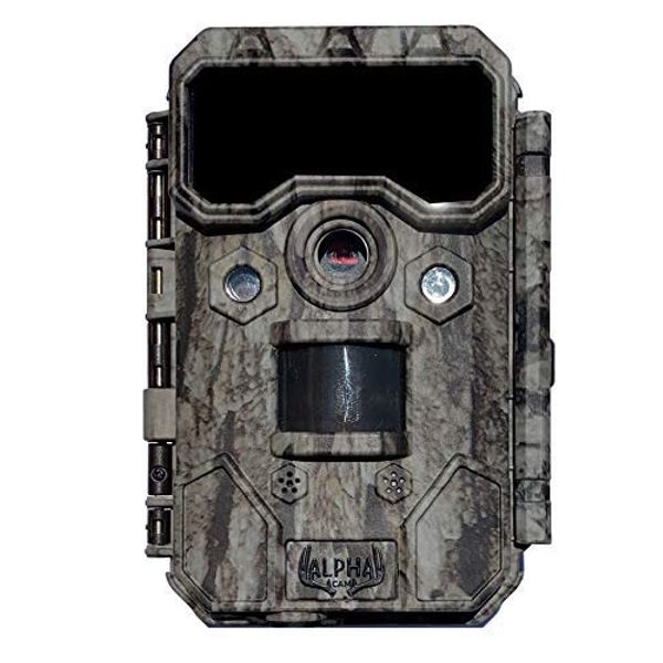 Alpha Cam Outdoor Hunting Trail Camera 24MP 1080p IP67 Waterproof Scouting Cam with Ultra Fast Trigger Speed, 2.4" Color Viewscreen and 48 IR LEDs