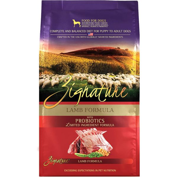 Zignature Lamb Limited Ingredient Dry Dog Food 4lb Pet Nutrition