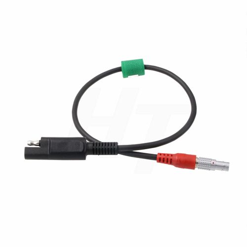 HangTon 12V External Battery Power Cable for Hemisphere S631 / S321+ S321, GEOMAX Zenith 60/35 Pro GPS Receiver, 5 Pin to SAE