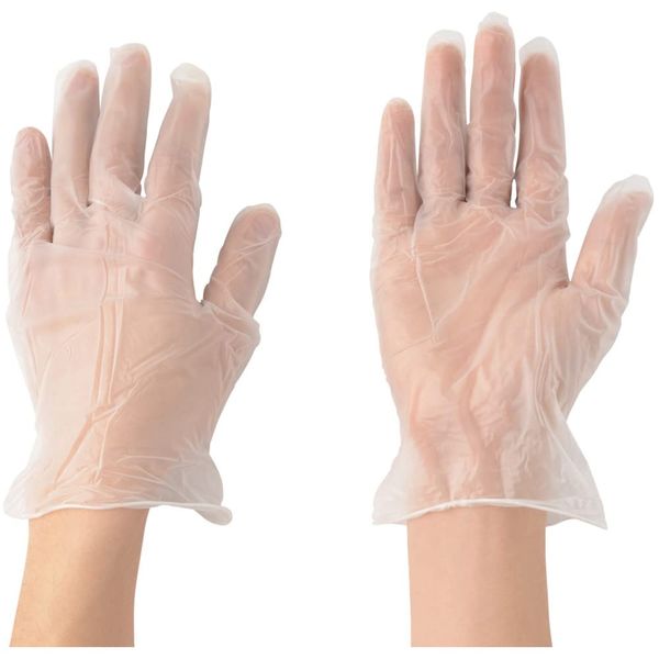 ATOM Vinyl Ultra Thin Gloves, Powder Free, Medium Size, 100 Pieces