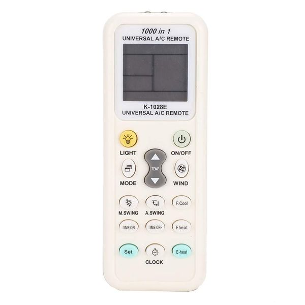 Universal Air Condition Remote Control, K-1028E Air Conditioner Remote Control Replacement for All Most All models of All Brands Air Conditioning A/C Controller 1000 Codes