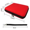 Vicue 2024 Upgraded All in One Hard Shell Carrying Case for Nintendo 2DS, Multi-function Game Accessory Protective Case with Handle Strap (Red)