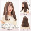 AQUADOLL Wg339SBR Wig, Semi-Long, Medium, Long, Full Wig, Black Hair, Blonde, Pudding, One Size Fits Most, SBR. See-Through Brown