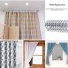 TA-VIGOR 24Pcs Metal Curtain Rings, 55mm Internal Diameter, Silver