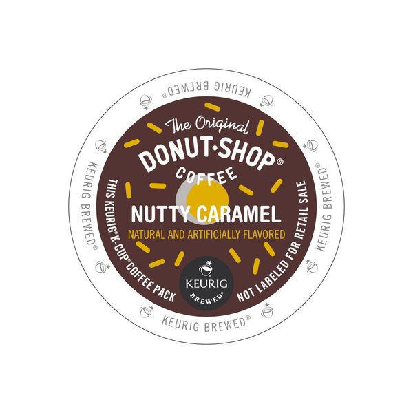 The Original Donut Shop Coffee Nutty Caramel K-Cups , 12-Count (Retail Packaging)