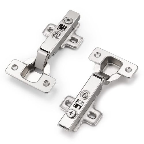 Probrico CHR093 105 Degree Soft Closing European Full Overlay Concealed Hinge with Mounting Plate,1 Pair