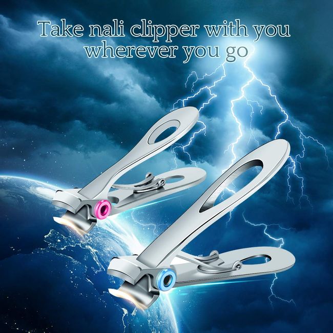 Nail Clippers for Thick Nails 15mm Wide Jaw Opening Extra Large
