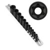 CASOMAN 11PCS Female Torx Socket Set, E Torx & Star Socket Set with Rail, E4 - E20 Torque Sockets