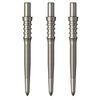 Mission Darts Sniper Points Micro Grip | Steel Tip Replacement Points | 28mm Silver
