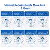 Sidmool Polysaccharide Real Moisturizing Soothing Mask Pack 8pcs