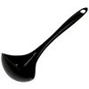 Chef Craft Basic Melamine Cooking Ladle, 10.5 inch, Black