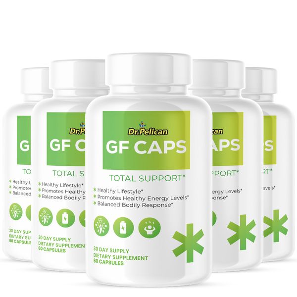 GF CAPS - Keto & Weight Support - 5 Bottles- 300 Capsules