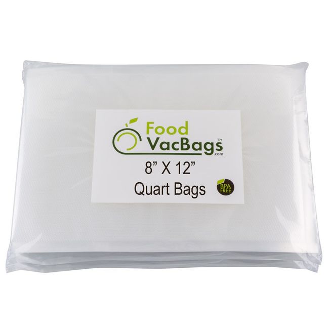 Food Saver Vacuum Sealer Bags 200Quart 8x12 Inch Seal a Meal Commercial  Grade BPA Free Heavy Duty 
