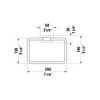 Duravit Towel Ring, Silver
