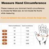 BESSTEVEN Winter Fingerless Gloves Convertible Mittens with Flip Top Thermal Fleece for Running Walking Photographing Painting Typing - Black Small