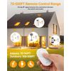 Garbage Disposal Wireless Switch Kit，Remote Control Outlet, Smart Outlet Plug, Wireless Remote Control Outlet, 500ft RF Range, 15A/1500W, Remote Control Light Switch, Compact Design