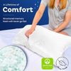 Snuggle-Pedic Shredded Memory Foam Pillow - The Original Cool Pillows for Sid...