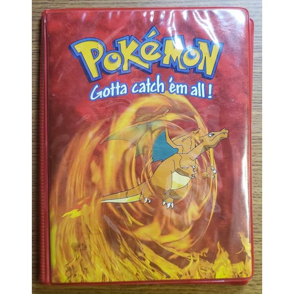 Red Pokémon Card Charizard 4-Pocket Portfolio Binder, Pokémon TCG, Toy Site