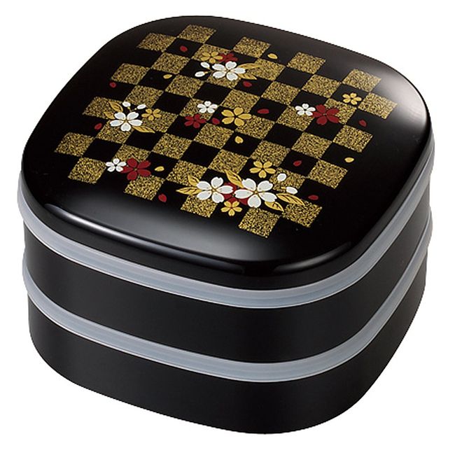 6.5 Curb Type Hors D 'oeuvres black checkered cherry seal with lid