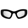 Epoch Eyewear Padded Motorcycle Goggles 2 Pair with Black Frames and Clear