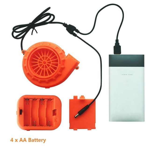 Electric Mini Fan Air Blower For Inflatable Toy Costume Doll Battery  Powered USB