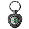 TIMULTI Titanium Compass Compass Lightweight Waterproof Outdoor Compass Guide Portable Convenient Gift (Black)