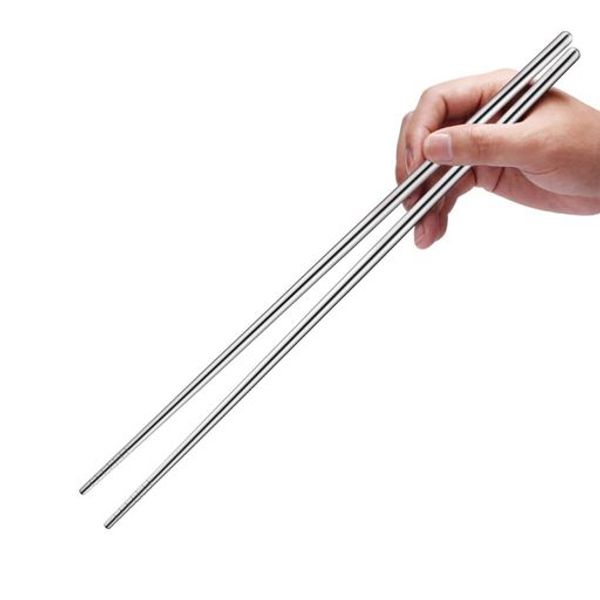 FRCOLOR Cooking Chopsticks, Stainless Steel, Dishwasher Safe, Long Chopsticks, Cooking Chopsticks, Tempura Chopsticks, Deep Frying Chopsticks, Fried Food, Tamagoyaki, Ramen, Soba, 36CM, For Cooking