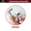 CURVED NAIL SCISSOR ARROW POINT MULTIPURPOSE VERY THIN CUTTER SUPER SHARP STEEL