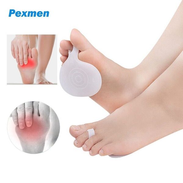 2 x Gel Metatarsal Sore Ball of Foot Pain Cushions Pads Insoles Forefoot Support