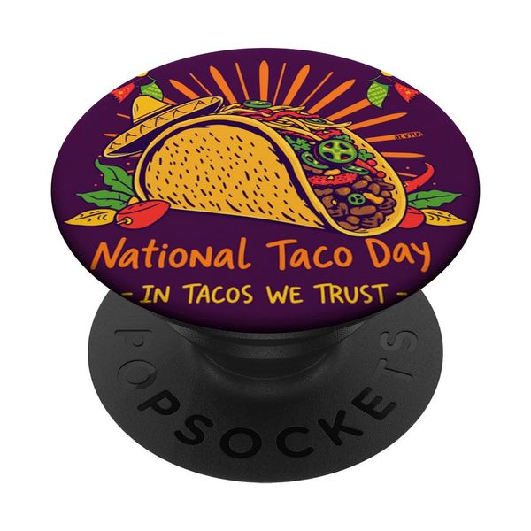 National Taco Day Fiesta PopSockets Adhesive PopGrip
